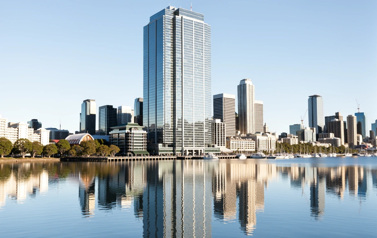 Sydney skyline reflecting business growth